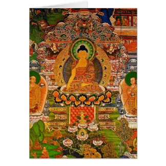 Buddhism budista de Buda que bendice al bohemio de