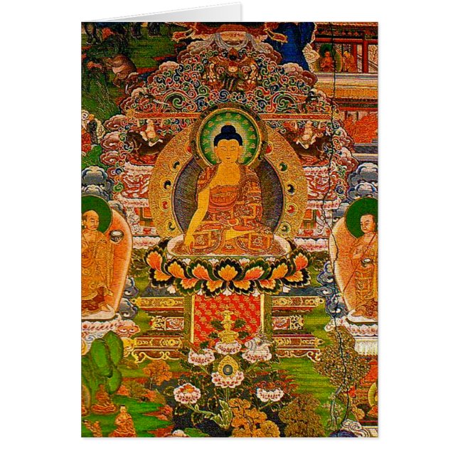 Buddhism budista de Buda que bendice al bohemio de (Frente)