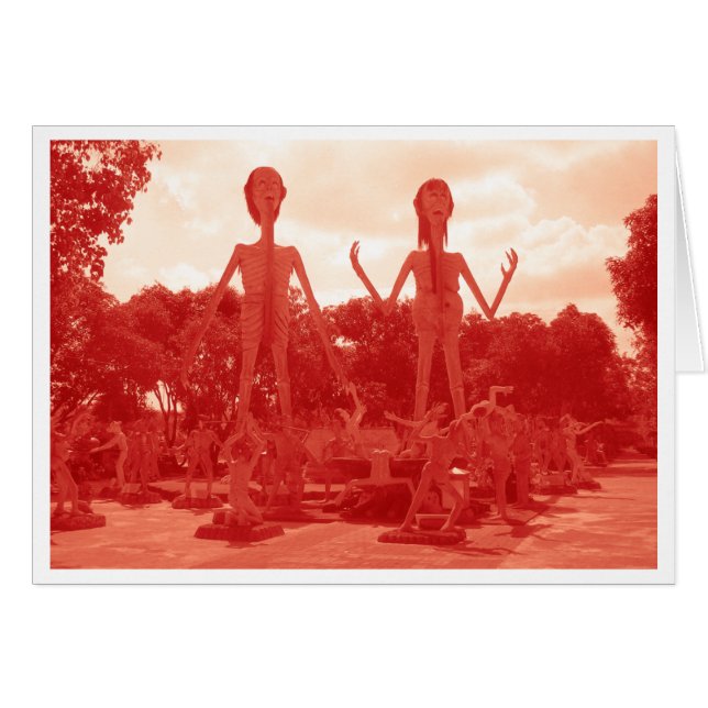 Buddhist Hell ... Thailand Card (Anverso (Horizontal))