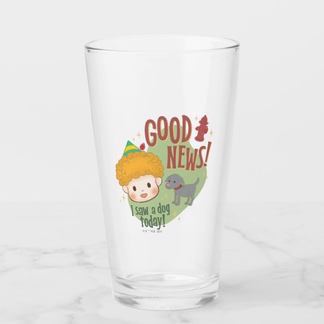 ¡Buddy the Elf Good News! ¡Hoy vi un perro! (Anverso)