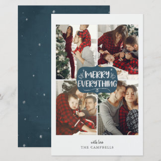 Budget Blue Merry Everything 4 foto tarjeta de vac