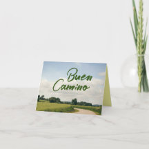 Buen Camino de Santiago Tarjeta Saint James Way