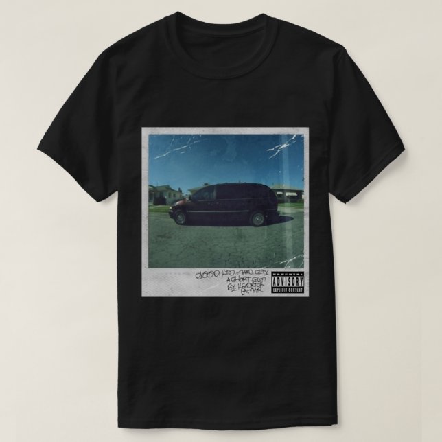 Buen chico, camiseta esencial de Maad City-Van (Diseño del anverso)