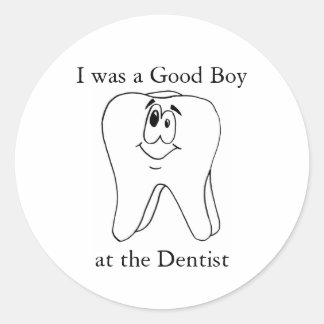 Buen chico en los Pegatinas dentistas
