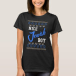 Buen chico judío Ugly Hanukkah Sweater Chanukah He<br><div class="desc">Buen chico judío Ugly Hanukkah Sweater Chanukah Hebrew</div>