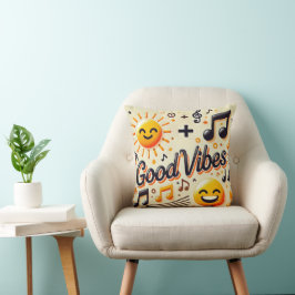 ☀️ + 🎶 = BUEN Cojín decorativo DE VIBOS