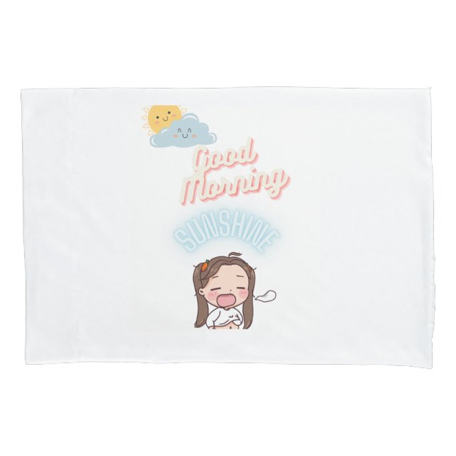Buen día Sunshine funda Pillow Tamaño estándar (Anverso)
