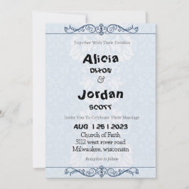 Buen encaje - invitación a la boda