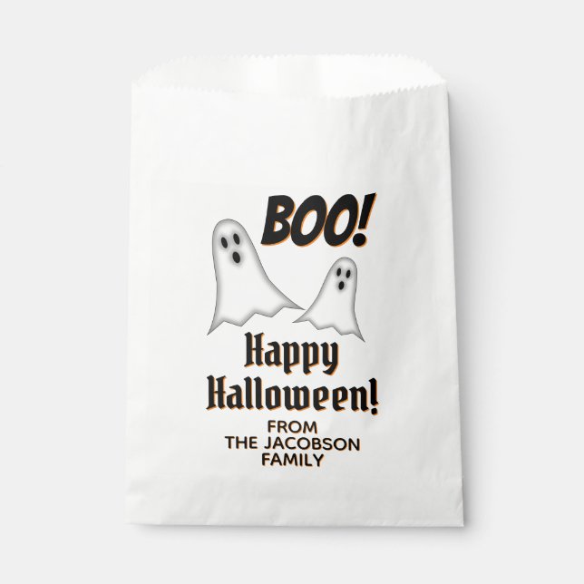 ¡Buen fantasma! Felices Bolsas de Trate de Hallowe (Anverso)