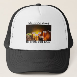 Buen gorra del camionero de la cerveza de la