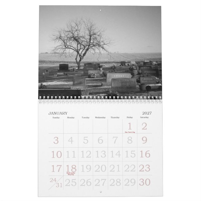 ¡Buen luto, gloria! Calendario 2011 (Jan 2027)