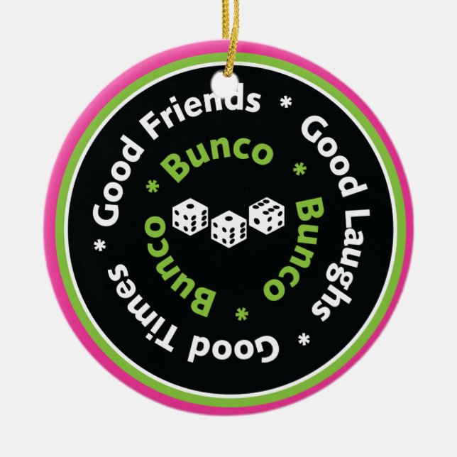 buen ornamento de los amigos del bunco (Frente)
