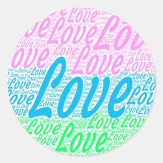 Buen pegatina redondo