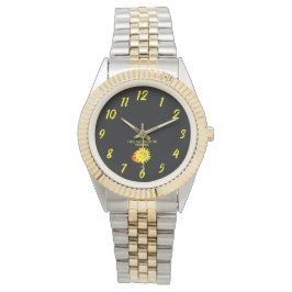 Buen Sol Nocturno Unisex Reloj de pulsera de dos t