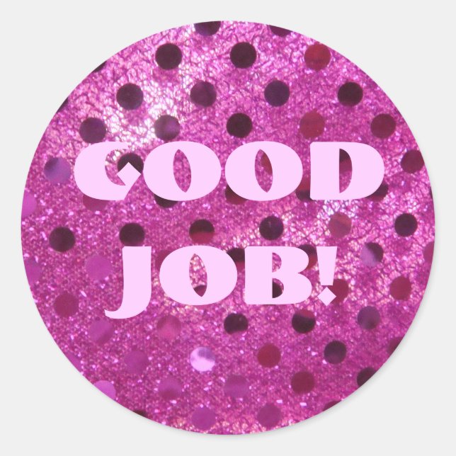 ¡Buen trabajo! Pegatina (Anverso)