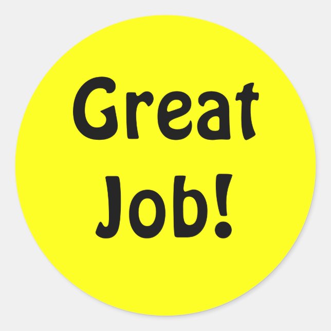 ¡Buen trabajo! PEGATINA REward (Anverso)