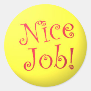 ¡Buen trabajo! pegatinas