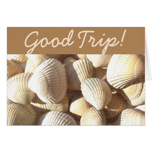Buen Viaje, conchas marinas Sunny Tropical Exótica (Anverso (Horizontal))