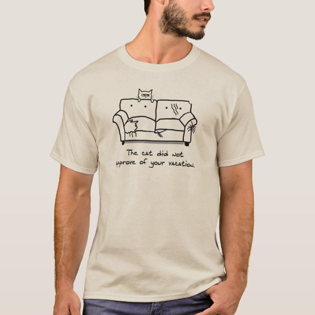 Buen viaje del gato - camiseta divertida del gato (Anverso)