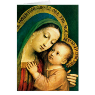 Buena abogada Virgen Madre María Vintage Católica