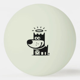 BUENA bola de ping-pong del PERRITO. Resplandor en