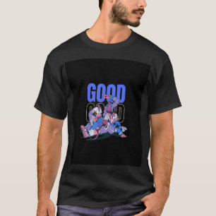 Buena buena camiseta gráfica de moda urbana