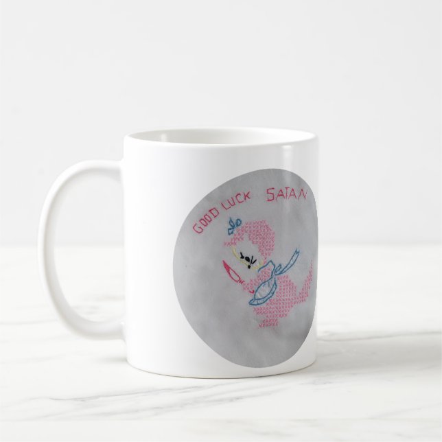 BUENA BUENA SUERTE de la SUERTE SATAN/en la taza (Izquierda)