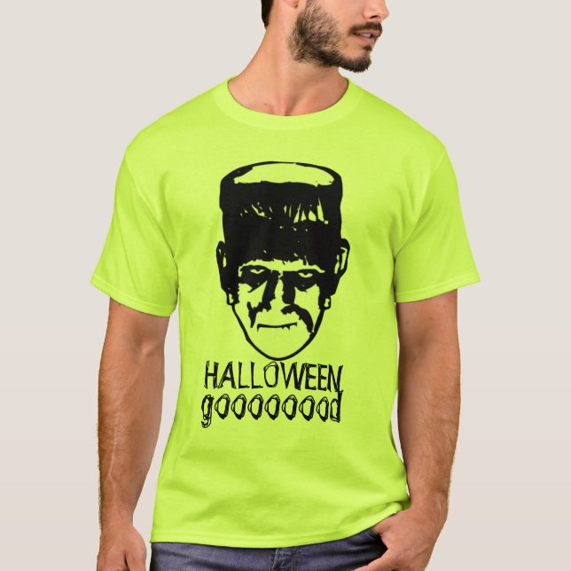 Buena camisa divertida de Frankenstein Halloween (Anverso)