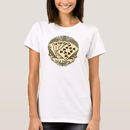 Buena camiseta de mano de póquer