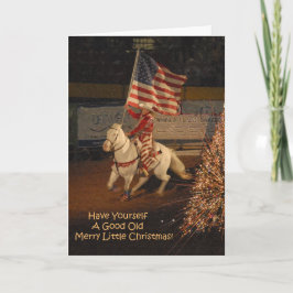 Buena feliz pequeña tarjeta de Navidad