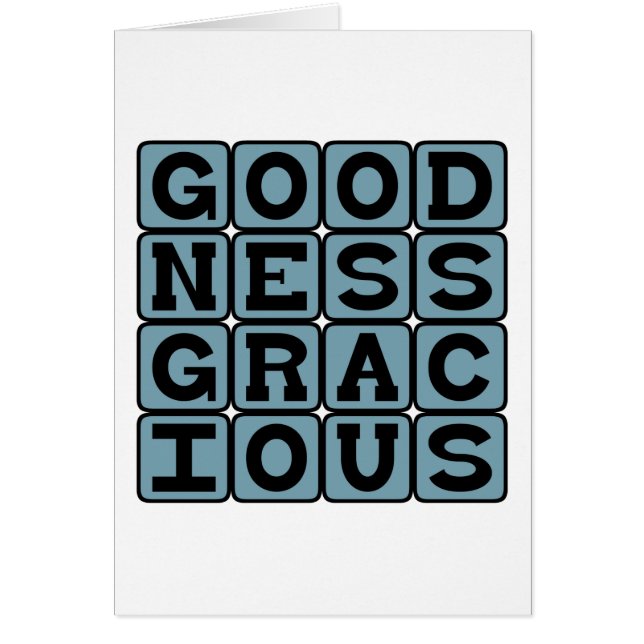 Buena Graciosidad, Sorpresa Alliterativa (Frente)