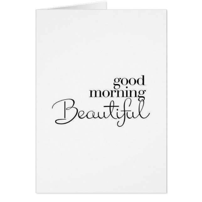 "BUENA MAÑANA HERMOSA" Y FELIZ CUMPLEAÑOS! (Frente)