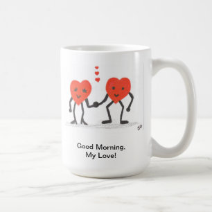 Buena mañana, mi taza de café del amor