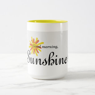 ¡Buena mañana, sol! taza