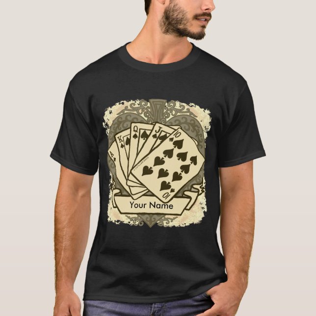 Buena mano de póquer camiseta (Anverso)