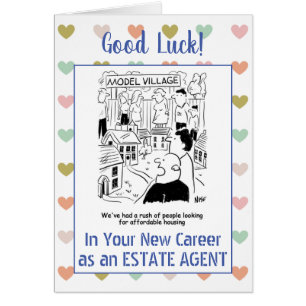 Buena suerte como agente inmobiliario