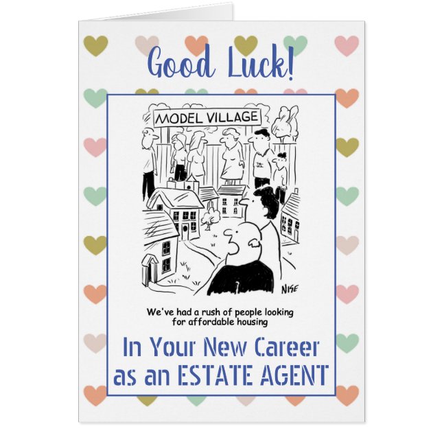 Buena suerte como agente inmobiliario (Frente)