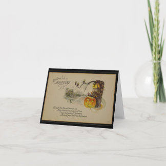 Buena suerte con la tarjeta de felicitación de hal