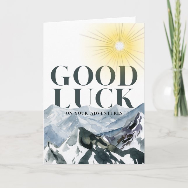 Buena suerte en tu tarjeta de aventuras (Anverso)