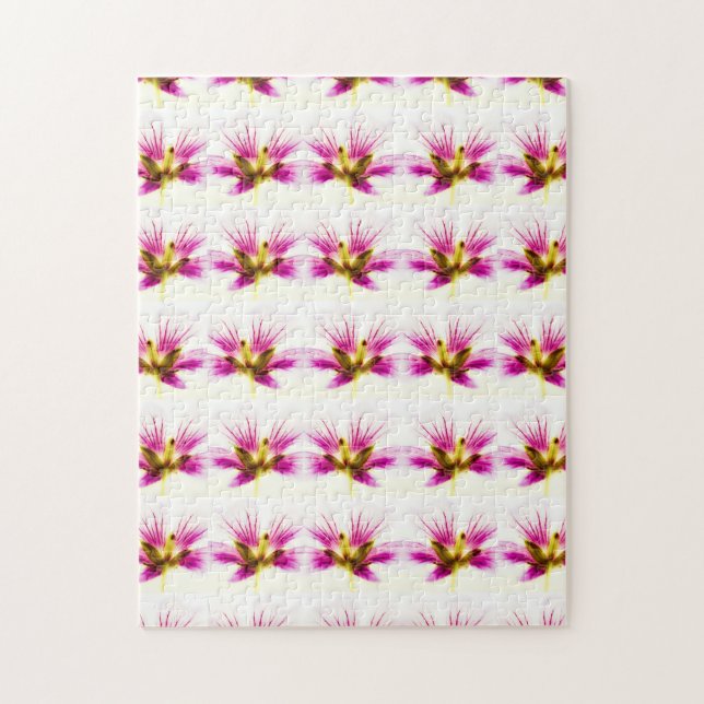 ¡Buena Suerte Rompecabezas Floral Rosa! (Vertical)