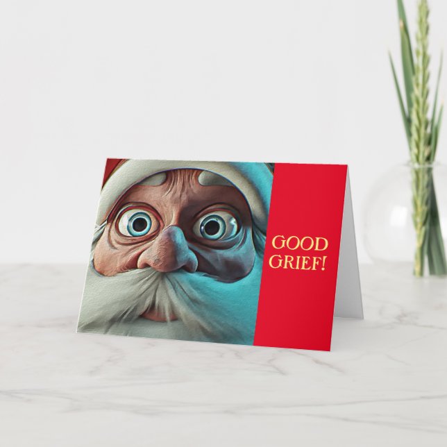 BUENA TARJETA DE NAVIDADES DE SANTA PARA CUALQUIER (Anverso)