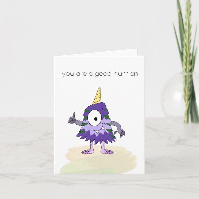 Buena tarjeta humana (Anverso)