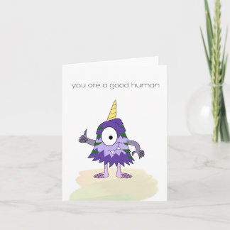 Buena tarjeta humana