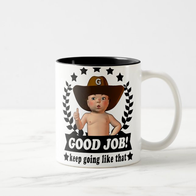 Buena taza del bebé del trabajo (Derecha)