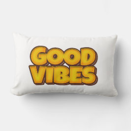 Buena Vibes Fuerte Negrita Almohada Lumbar Moderna
