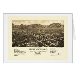 Buena Vista, mapa panorámico del CO - 1882