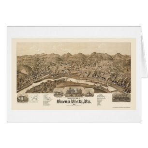Buena Vista, mapa panorámico del VA - 1891