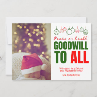 Buena voluntad para todas las tarjetas de fotos