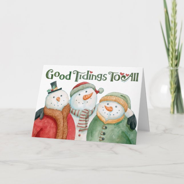 Buenas condiciones - Tarjeta de felicitación (Anverso)