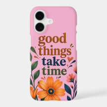 Buenas Cosas Toman Tiempo – Teléfono Floral Inspir